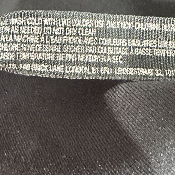 Free People FP Movement Shanti Straight Leg Pants Womens M Black Crossover Waist - Picture 14 of 15